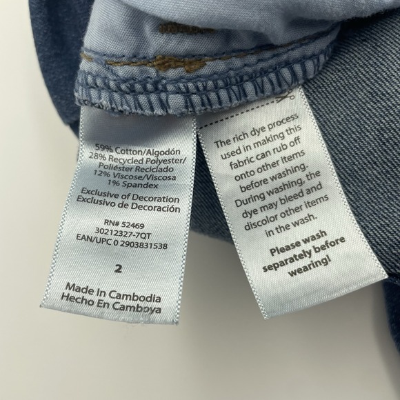 Sofia Vergara Jeans Melisa Flare Women's Size 2 Medium Wash Stretch Waist - Picture 5 of 11